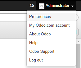 Administrator -> Preferences